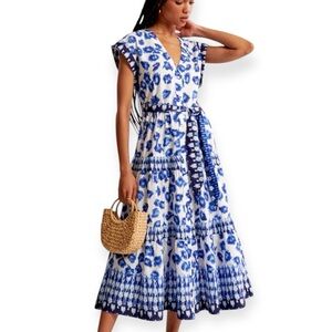 Abercrombie & Fitch Bloggers Favourite Cotton Tie Maxi Dress NWT